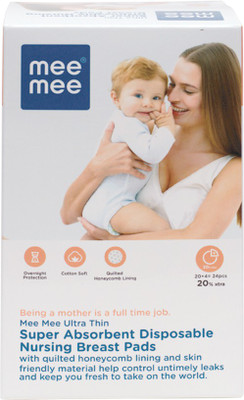 

MeeMee MM-3720 A (PK-24) Nursing Breast Pad(Pack of 24)
