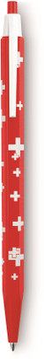

Caran D'Ache 825.253 825 Anti-Bacteria Swiss Flag Ball Pen