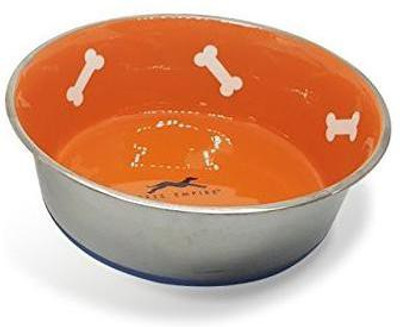 

Pets Empire Ceramic Coating(Color May Vary) Dog bowl With Silicon Base(1 Piece)Steel Bowl X large round Stainless Steel Pet Bowl(2800 ml Multicolor)