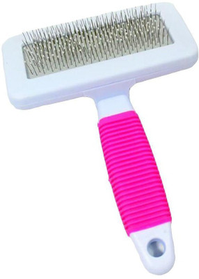 

Pets Empire Pet Slicker Brush with Coated Pin Tips for Dogs & Cats ,Color May Vary ,Small Wire-pin Brushes for Dog