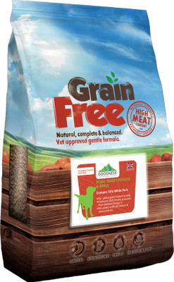 Goodness Grain free Pork, Sweet Potato 12 kg Dry Dog Food