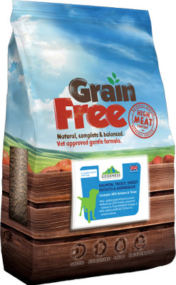 

Goodness Grain free Salmon, Sweet Potato 12 kg Dry Dog Food