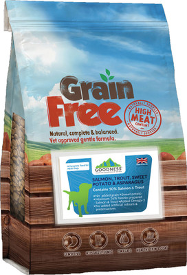 Goodness Grain free Salmon, Sweet Potato 2 kg Dry Dog Food