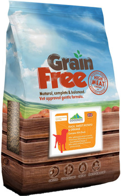 

GOODNESS Grain free Duck, Sweet Potato 12 kg Dry Dog Food