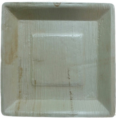 

GOrganica Areca Leaf Plates - 10 Inch square - ( 30 pcs ) Dinner Plates(Pack of 25)