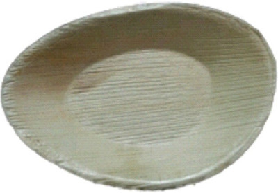 

GOrganica Areca Plates - 5 Inch Oval ( 25 pcs ) Dinner Plates(Pack of 25)