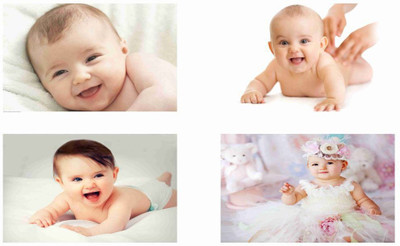 

Cute Baby Combo Poster Set of 4 Poster - poster for pregnant women - new born baby poster - baby poster - cute baby poster Paper Print(13 inch X 19 inch, Rolled)