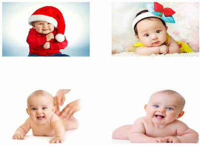 

Cute Baby Combo Poster Set of 4 Poster - poster for pregnant women - new born baby poster - baby poster - cute baby poster Paper Print(12 inch X 18 inch, Rolled)