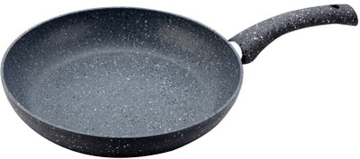 

Wonder World ™ Granite Frying Pan Fry Pan 24 cm diameter(Aluminium, Hard Anodised, Non-stick), Grey