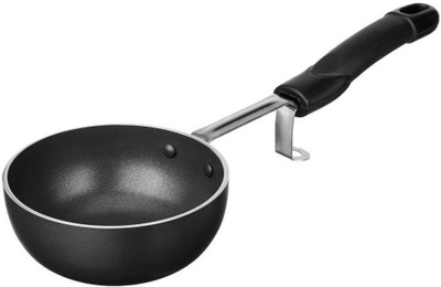 Wonder World ™ PEFT Teflon Coated Durable Hard Anodised Tadka Pan Tadka Pan 13 cm diameter Aluminium, Hard Anodised, Non stick Wonder World Pans