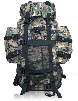 

Foonty military trekking bagpack Rucksack - 55 L(Green)
