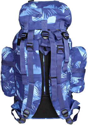 

Foonty military trekking bagpack Rucksack - 55 L(Blue)