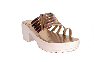 

Bora Bora Women Gold Heels