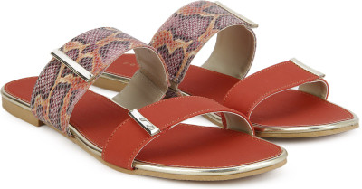 

FootIn Women Orange Flats
