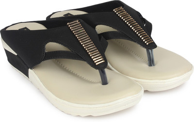 

Shezone Women Black Wedges