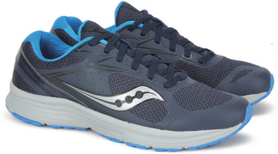 

Saucony GRID SEEKER Running Shoes For Men(Multicolor, Nvy blk