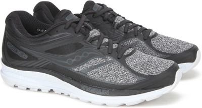 

Saucony GUIDE 10 LR Running Shoes For Men(Black, Grey