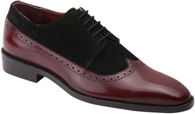 

HarryKson London Stratton Lace Up For Men(Black, Bordo/black