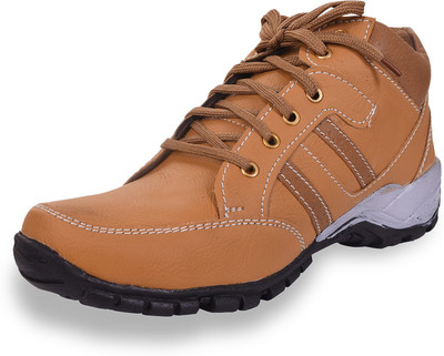 

ROAD STAG Men's Suede Leather Boots Boots For Men(Brown