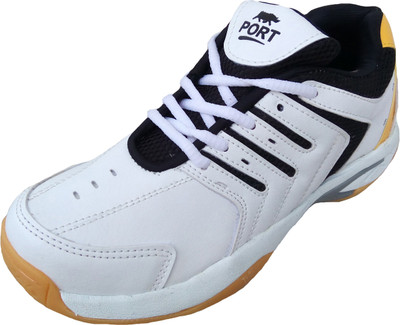 

Port Men's sports Badminton Shoes For Men(White