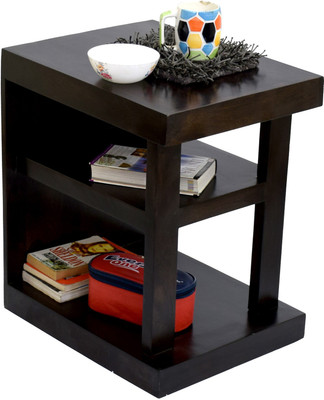 

TimberTaste NEELU Solid Wood Side Table(Finish Color - Dark Walnut)
