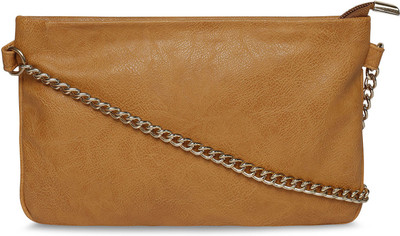 

Scoopstreet Women Evening/Party Tan PU Sling Bag