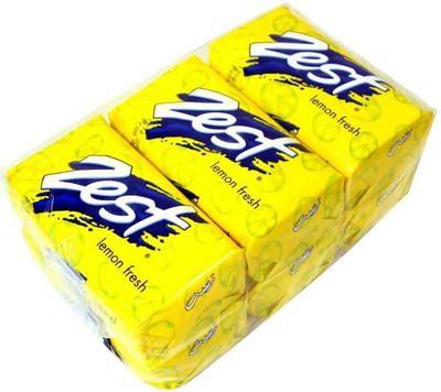 Zest Soap Lemon Fresh 175g *3(175 g, Pack of 3)