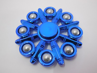 

YTNAB 8 BALL BLUE COLOR CHROME EDITION METAL FIDGET SPINNER(Blue)