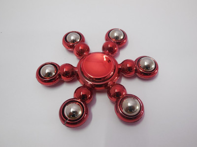 

LURAP 6 STAR RED COLOR CHROME EDITION SPINNER(Red)