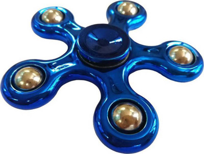 

SBBN Fidget Hand Spinner with 5 Balls , Anti Anxiety And Stress Reliever ( blue color)(Blue)