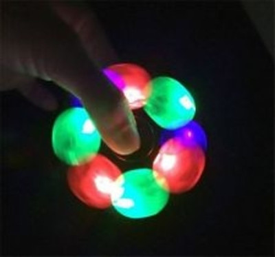 

aquaasian AquaAsain Fidget LED Light Spinner Toy EDC Hand Spinner(Red, White, Yellow, Green)