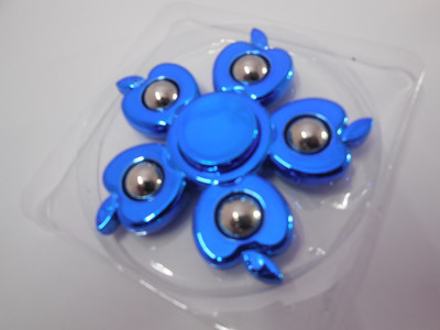 

YTNAB APPLE STYLE BLUE COLOR CHROME EDITION METAL SPINNER(Blue)