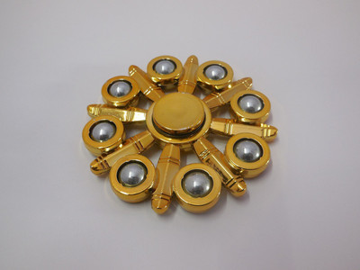 LURAP 8 BALL COLOR CHROME EDITION SPINNER(Yellow)
