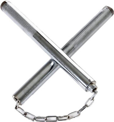 

Emeret Vinex Nunchaku Steel Gymnastic Stick - 11 inch (Silver) Gymnastic Stick - 11 inch(Silver)