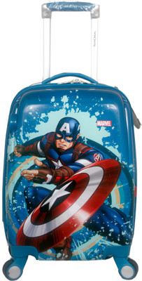 

Traveller choice Captain America New  Expandable Cabin Luggage -  inch(Blue