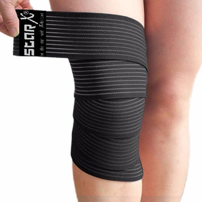 Rock Fit Multipurpose supporter pair Knee, Calf & Thigh Support(Black