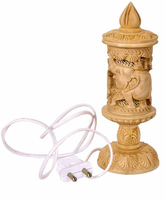 

DPI DPI-089 Wooden Carved Table Lamp In Sheesham Wood - Indoor Lighting Table Lamp(7 cm, multiple colors)