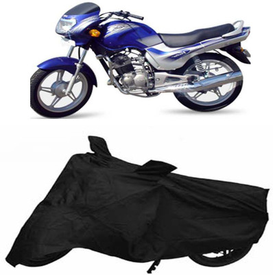 

Vsquare Two Wheeler Cover for TVS(Victor GLX, Black)