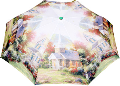 

FabSeasons Nature Print 3 fold Umbrella for all Seasons Umbrella(Multicolor)