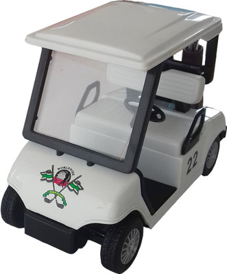 

kidoz kingdom MODEL CAR - GOLF CAR(White, Black), Black;white