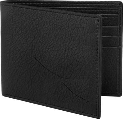 

Jaxer Men Black Artificial Leather Wallet(6 Card Slots), Jmw715