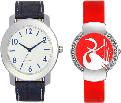 

Volga VL11VT25 Exclusive Leather & Plastic Boys & Girls Combo Watch - For Men & Women