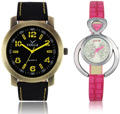 Shivam Retail VL33LR0205 New Latest Collection Leather Strap Boys & Girls Combo Watch  - For Men & Women   Watches  (Shivam Retail)