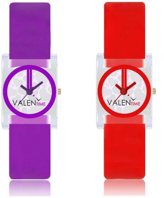 VALENTIME VT7-9 Colorful Beautiful Womens Combo Wrist Watch  - For Girls   Watches  (Valentime)