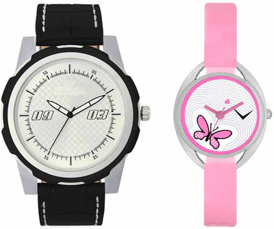 

Volga VL40VT03 Exclusive Leather & Plastic Boys & Girls Combo Watch - For Men & Women