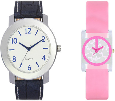 View Volga VL11VT08 Exclusive Leather & Plastic Boys & Girls Combo Watch  - For Men & Women Wrist Watches Price Online(Volga)