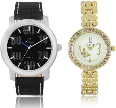 View Shivam Retail VL39LR0203 New Latest Collection Metal & Leather Strap Boys & Girls Combo Watch  - For Men & Women Wrist Watches Price Online(Shivam Retail)
