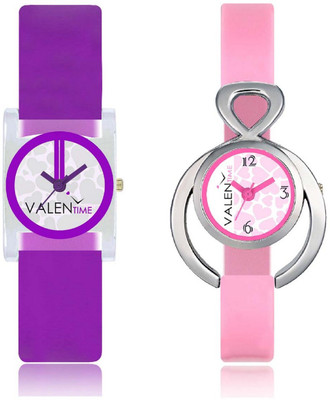 

VALENTIME VT7-13 Colorful Beautiful Womens Combo Wrist Watch - For Girls