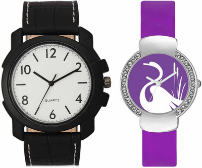 

Volga VL13VT22 Exclusive Leather & Plastic Boys & Girls Combo Watch - For Men & Women