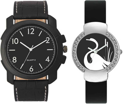 

Volga VL14VT21 Exclusive Leather & Plastic Boys & Girls Combo Watch - For Men & Women